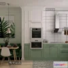 1391352 - Kitchen 3D Interior Scene - 3D Models - 067 3D Max