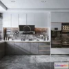 1391400 - Kitchen - Minimalist Style - 3D Interior Scene - 028 3D Max