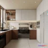 1572990 - Modern Style Interior 3D Blocks and 3D Models - Kitchen 3D Scene - 629 3D Max