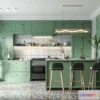 1580448 - Nordic Style Interior 3D Blocks - Kitchen 3D Model - 437 3D Max