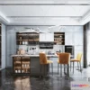 1580494 - Nordic Style Interior 3D Blocks - Kitchen 3D Model - 460 3D Max