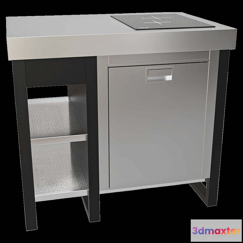 1645858 - Fogher - Cabinet model with gas stove SX 3D Max