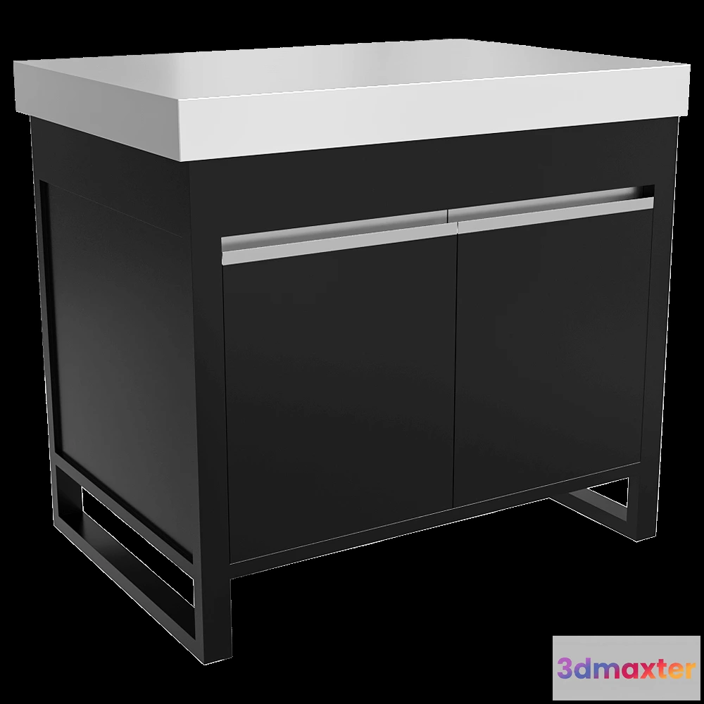 1645864 - Fogher - Worktop Module with large door 3D Max