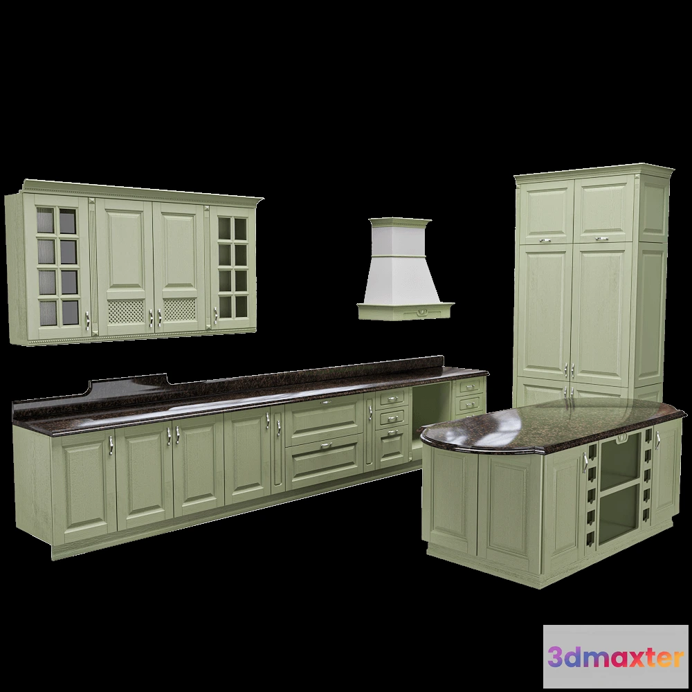 1645880 - Geos Ideal - Kitchen Simona 3D Max