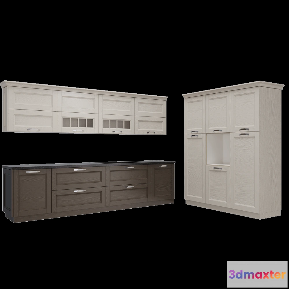 1645886 - Geos Ideal - Kitchen Arly 3D Max