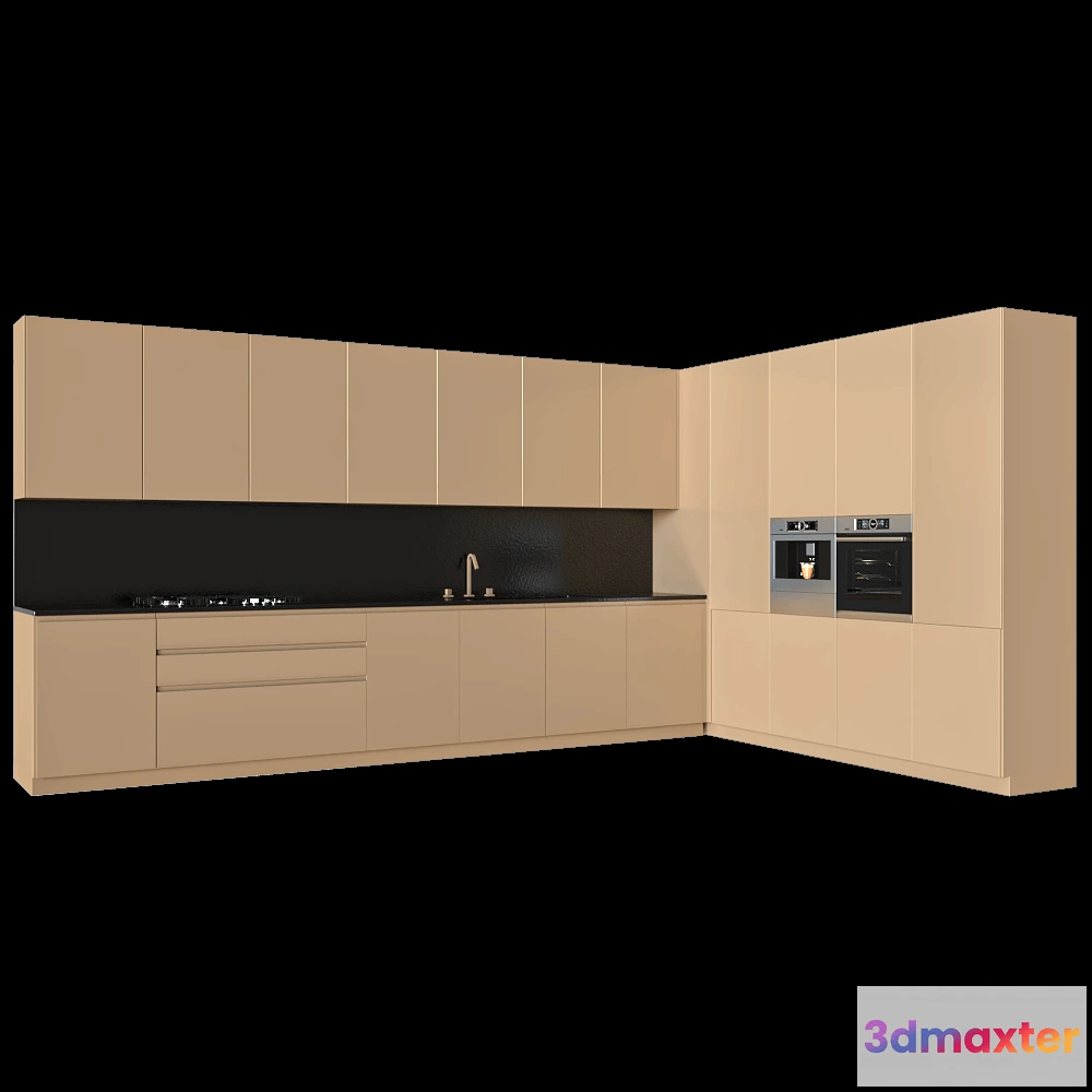 1645944 - TM Italia - Kitchen Composizione Angolare Con Isola 3D Max