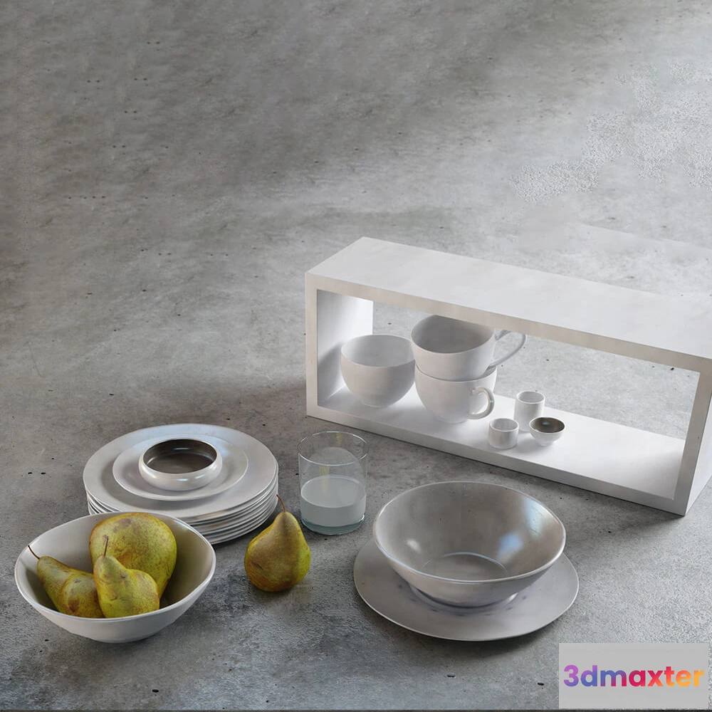 1645964 - kitchen - Kitchen set 010 3D Max