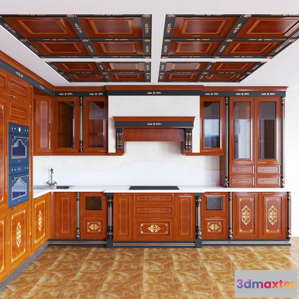 1645995 - kitchen - Kitchen Esmeralda Verona Mobili 3D Max