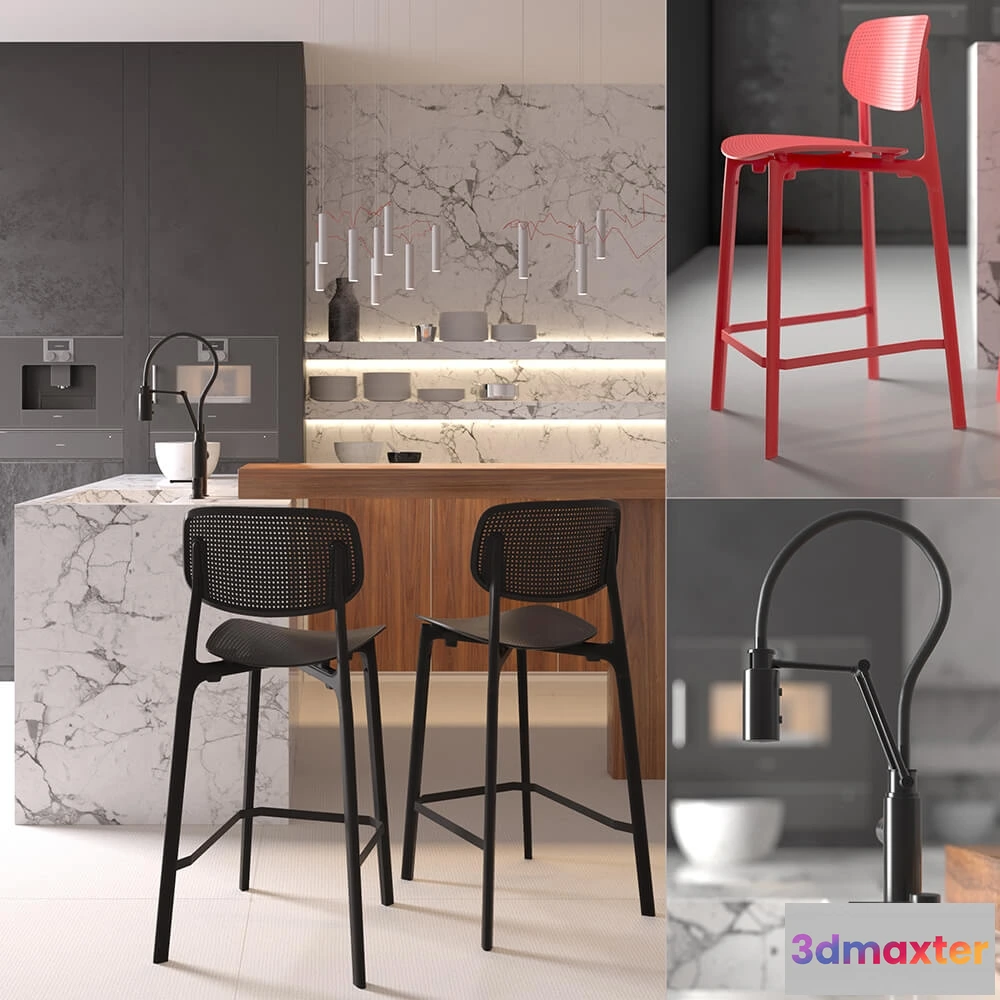 1645997 - kitchen - kitchen 75 3D Max