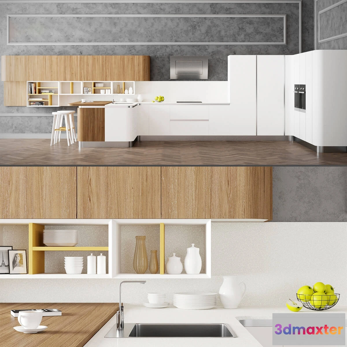 1646009 - kitchen - Kitchen Barolo dmi 3D Max