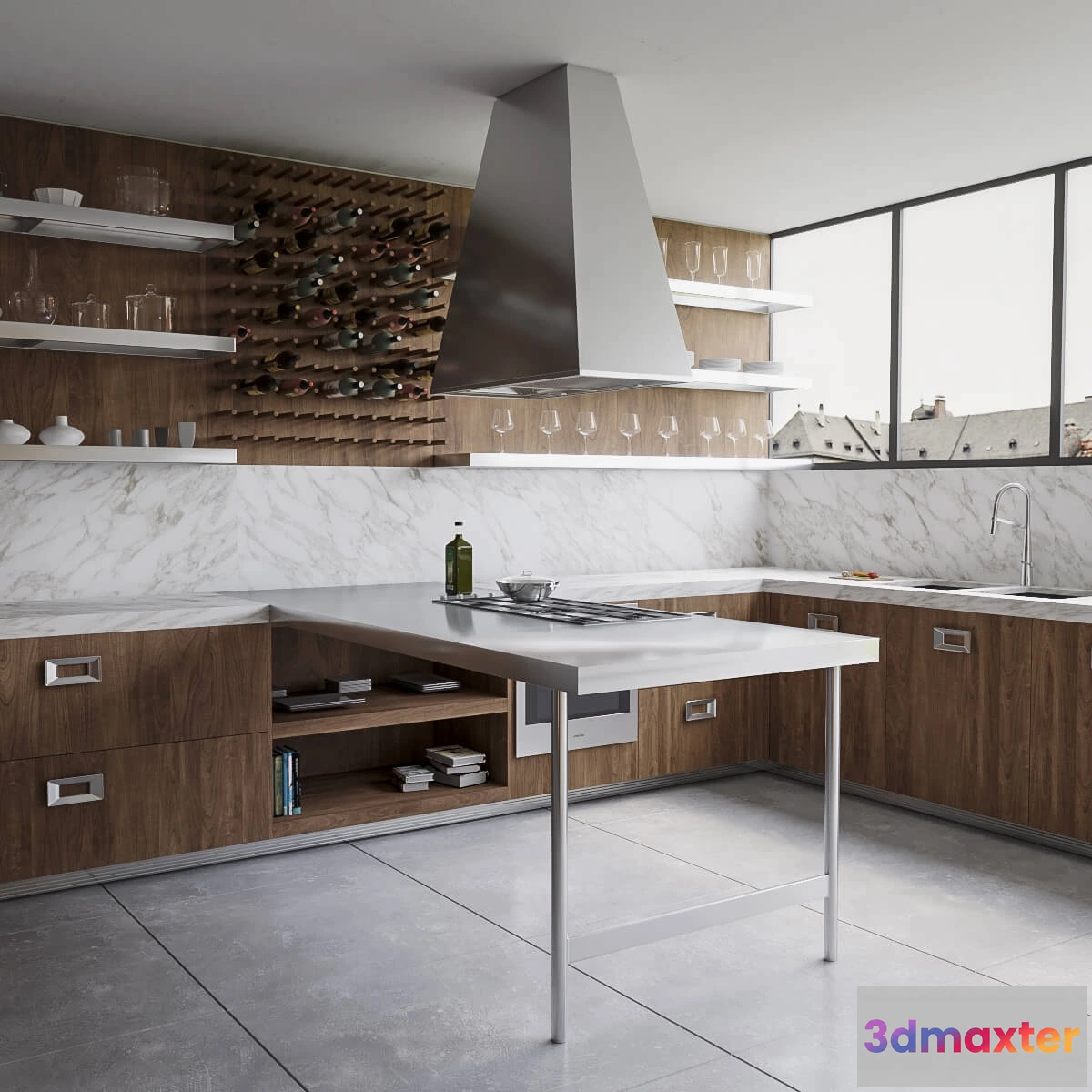 1646013 - kitchen - Kitchen Barrique Icon book 3D Max