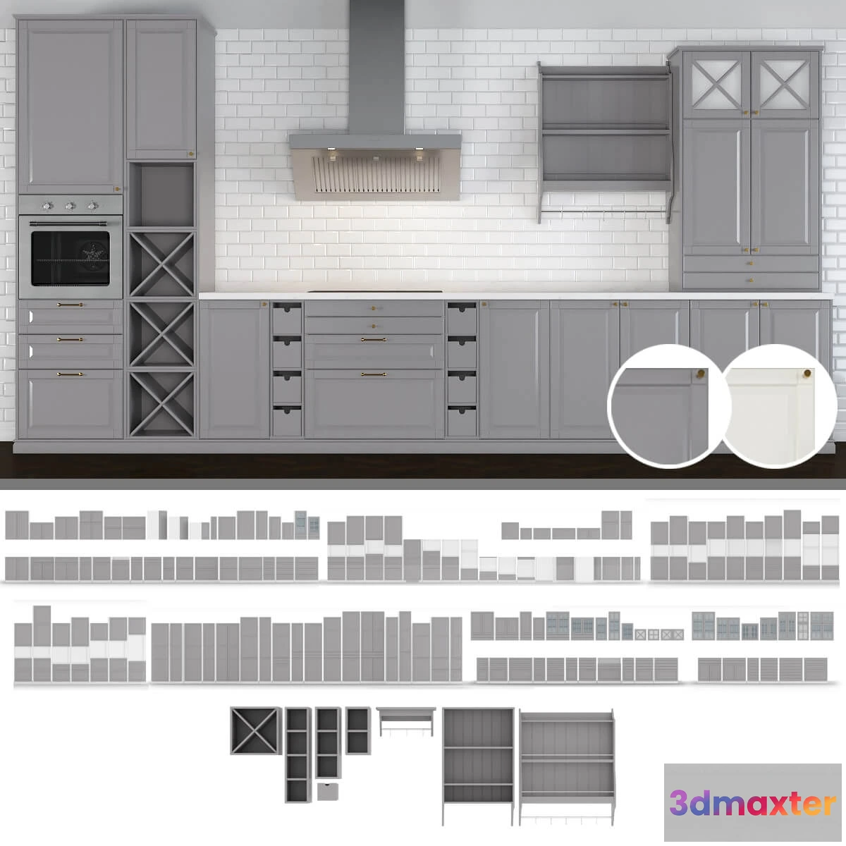 1646015 - kitchen - Kitchen Bodbyn 3D Max