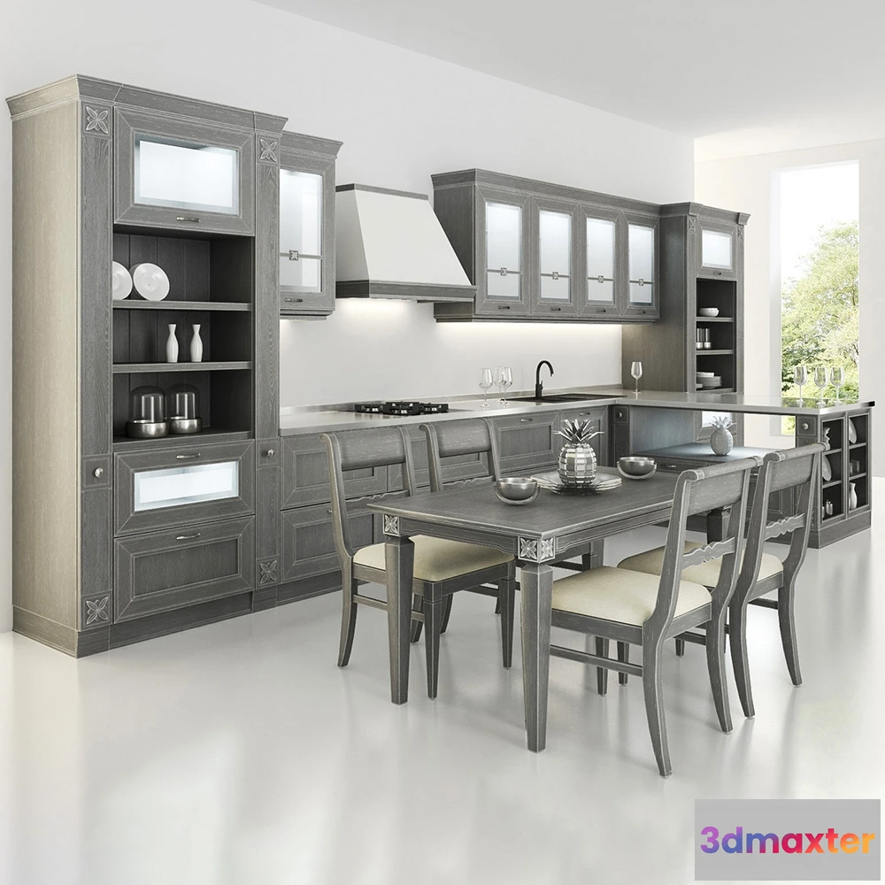 1646021 - kitchen - Kitchen Beatrice from companies Yavid 3D Max