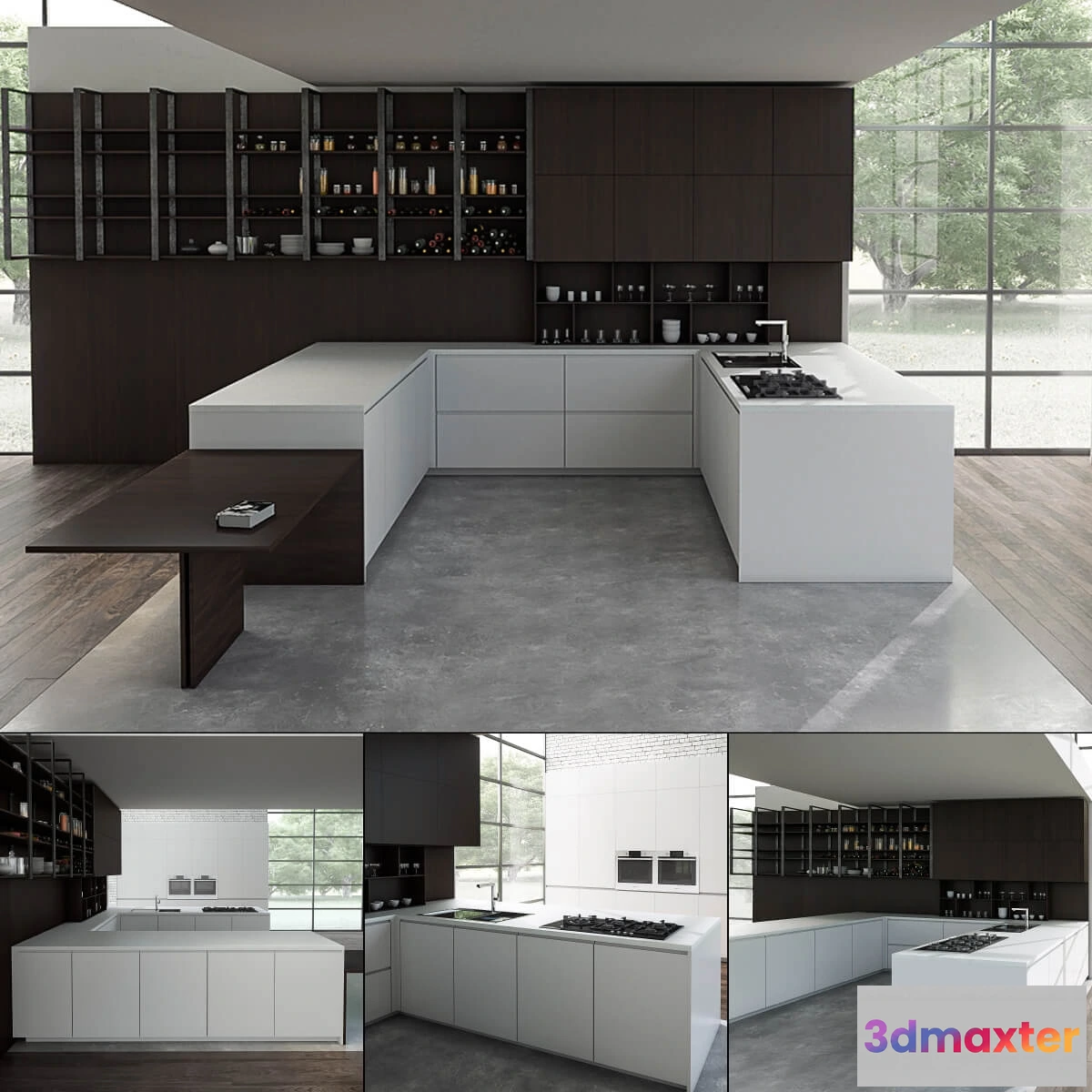 1646050 - kitchen - Kitchen Bva Tea 3D Max