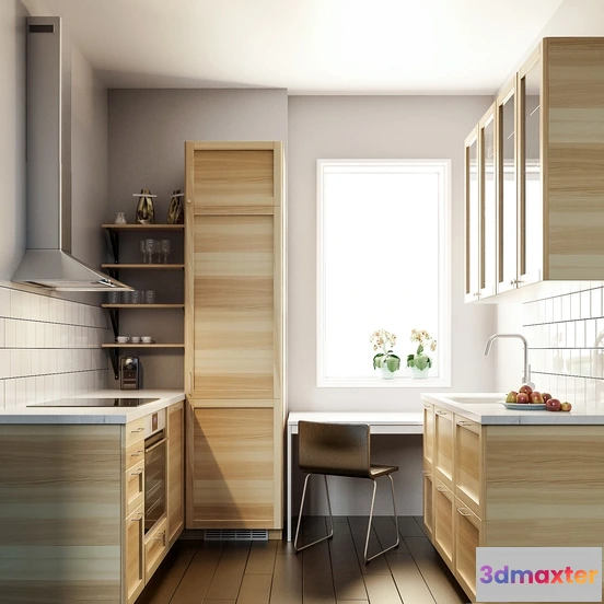 1646078 - kitchen - IKEA Torhemn kitchen 3D Max