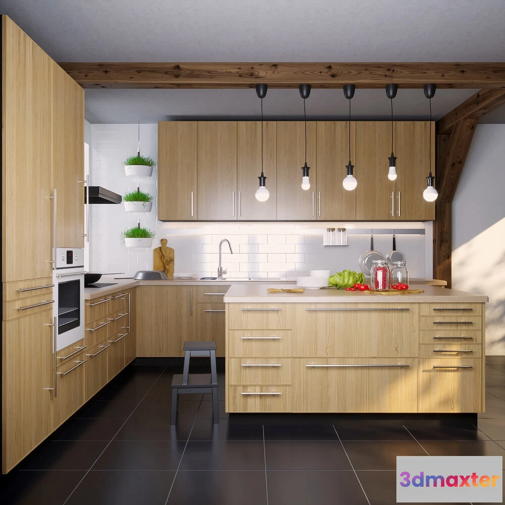 1646096 - kitchen - Ekestad kitchen 3D Max
