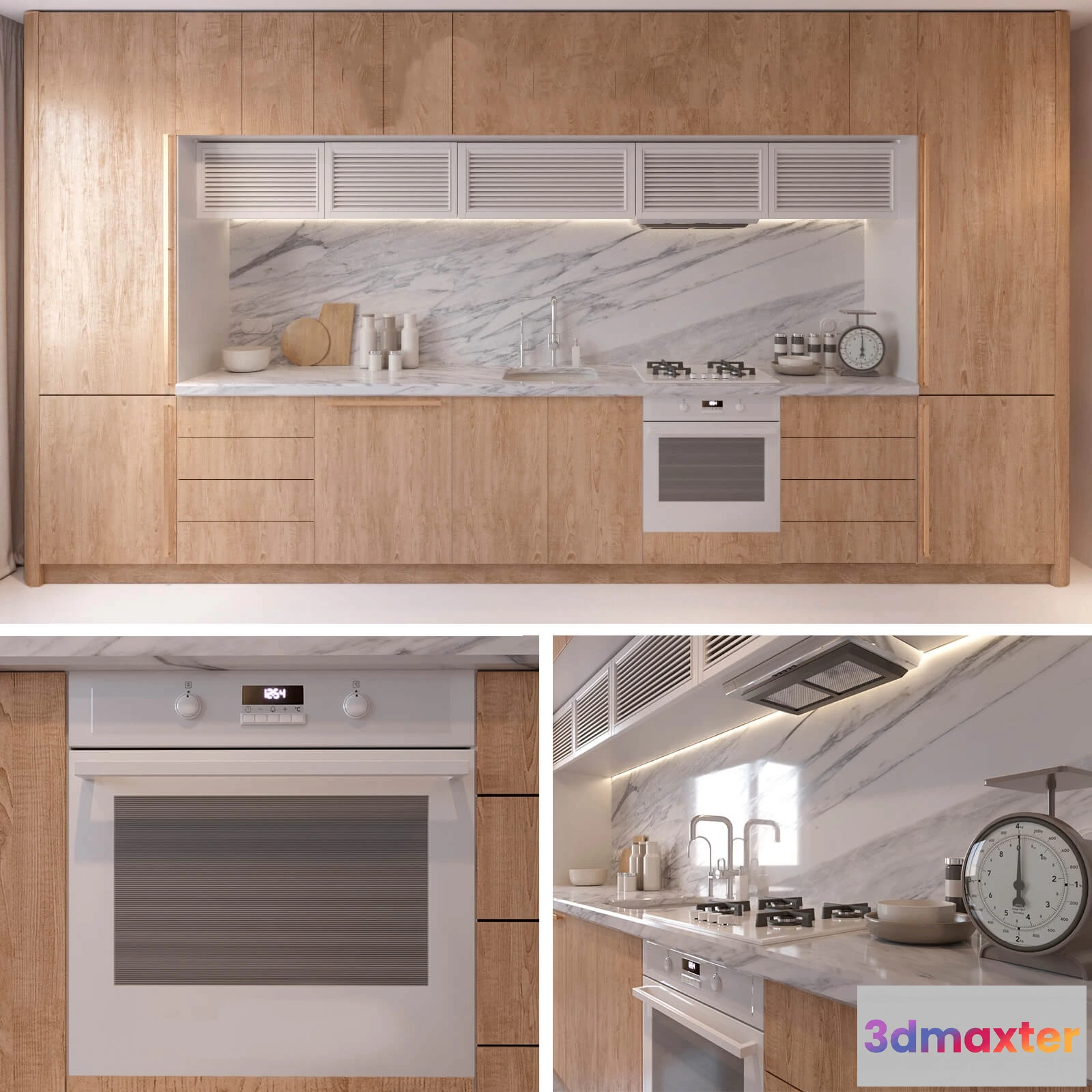 1646106 - kitchen - Kitchen 98’Atelier 3D Max