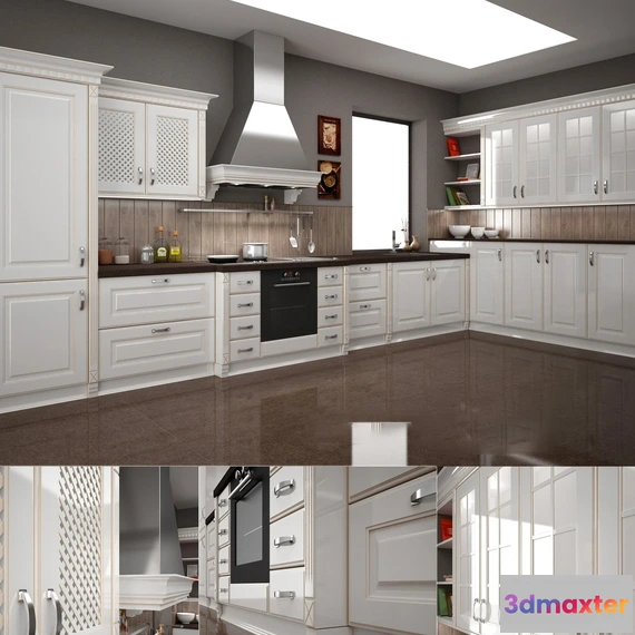 1646110 - kitchen - Kitchen AFRODITE f-ARREX 3D Max