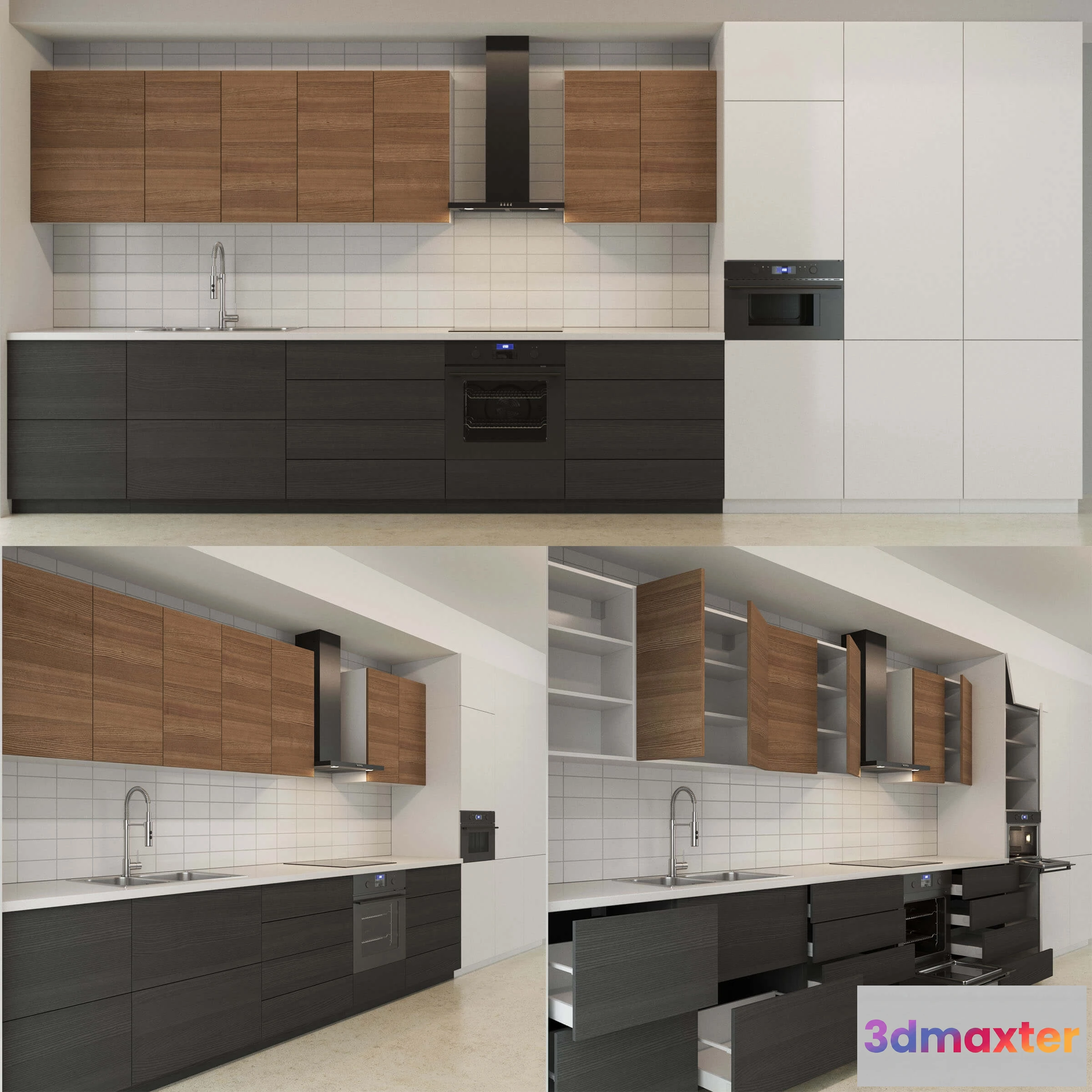 1646114 - kitchen - ikea kitchen part 001 3D Max