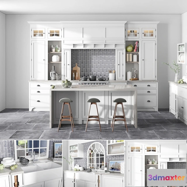 1646140 - kitchen - Dantone Kitchen First 3D Max