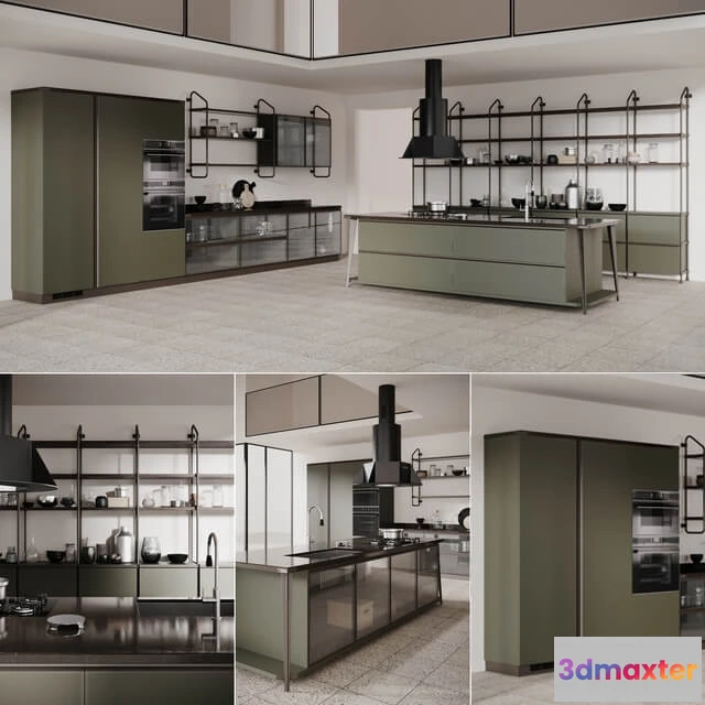 1646158 - kitchen - Kitchen Set 039 3D Max
