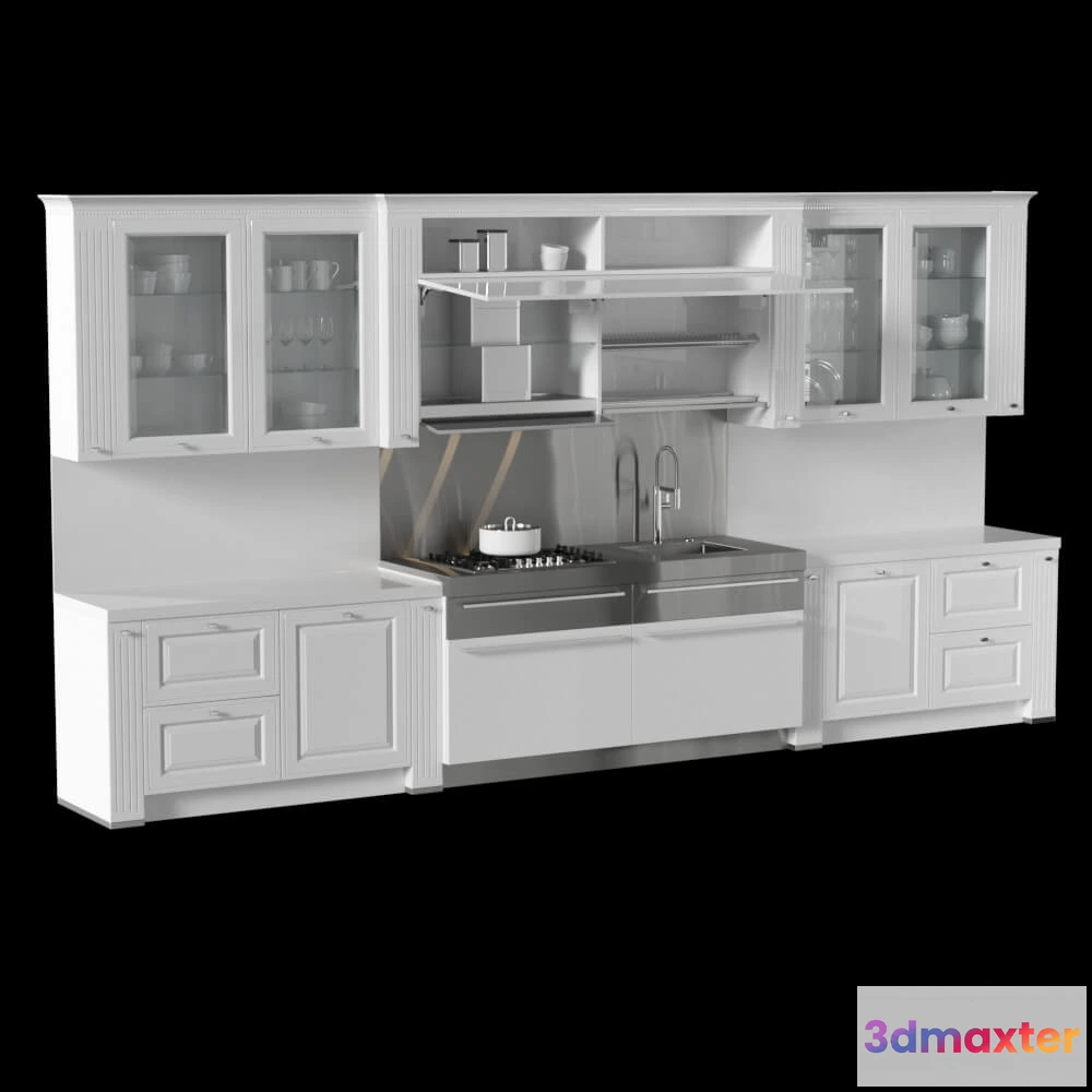 1646166 - kitchen - Kitchen Set 562 3D Max