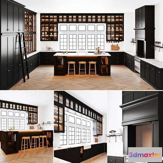 1646182 - kitchen - Kitchen Set 008 3D Max