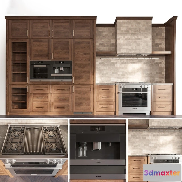 1646198 - kitchen - Classic Kitchen set 03 3D Max