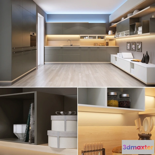 1646206 - kitchen - Ccavolini_Foodshelf 3D Max
