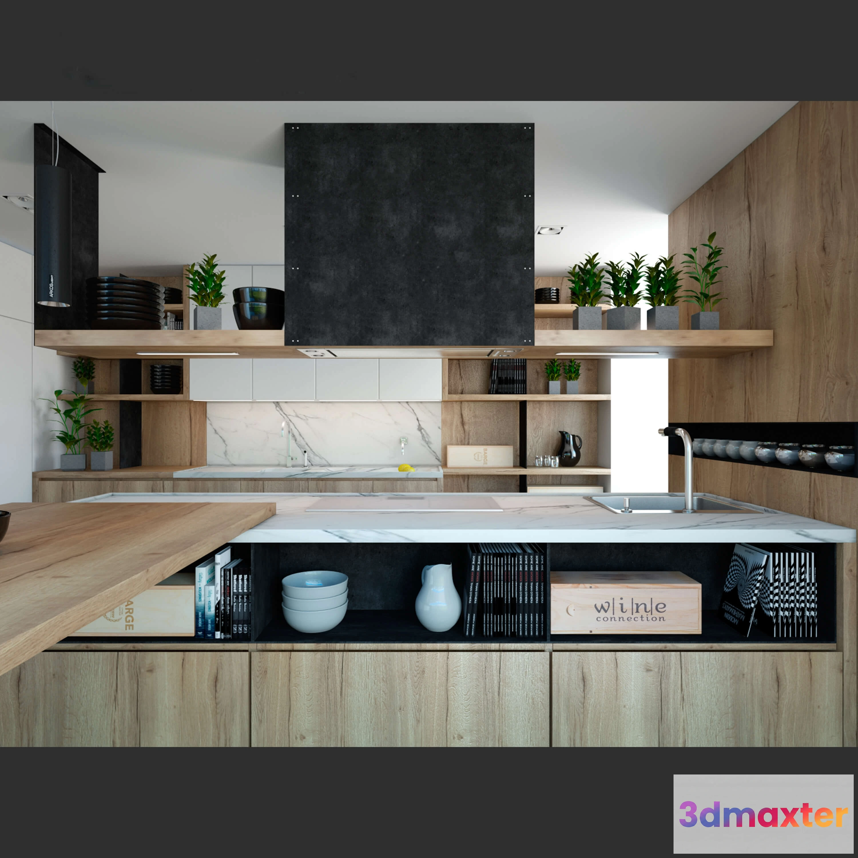 1646224 - kitchen - Castagna Cucine Natura 3D Max