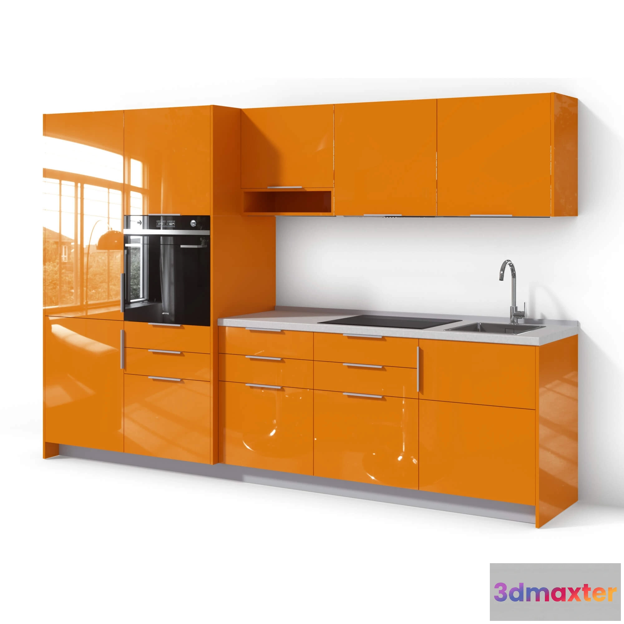 1646234 - kitchen - Kitchen furniture 003 3D Max