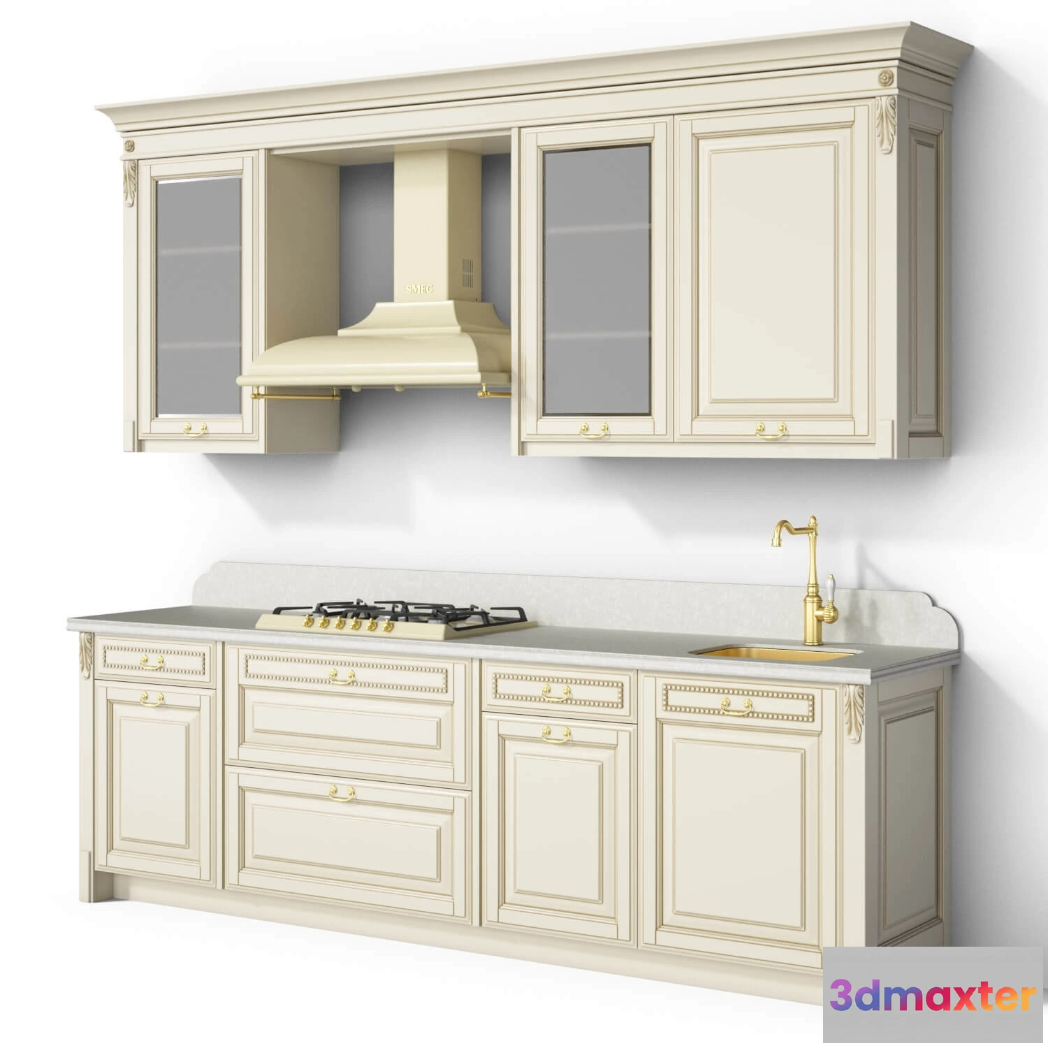1646258 - kitchen - Kitchen furniture 10 3D Max
