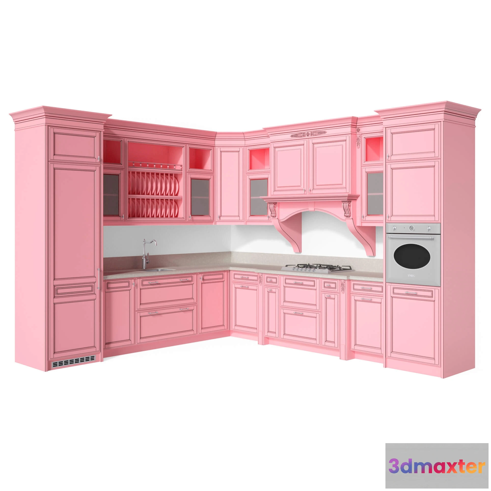 1646282 - kitchen - Furniture for kitchen 01 3D Max
