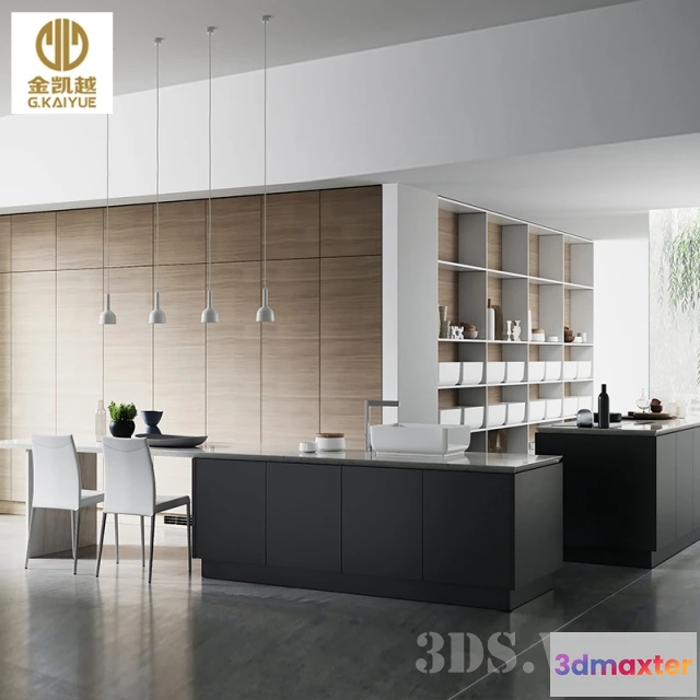 1646300 - kitchen - Scavolini Qi Kitchen 3D Max