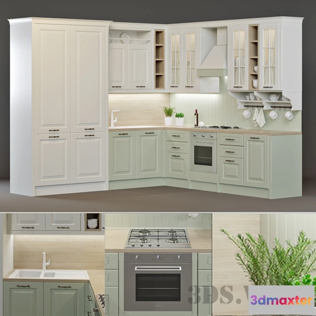 1646304 - kitchen - Lauren’s Kitchen Elegantly 3D Max