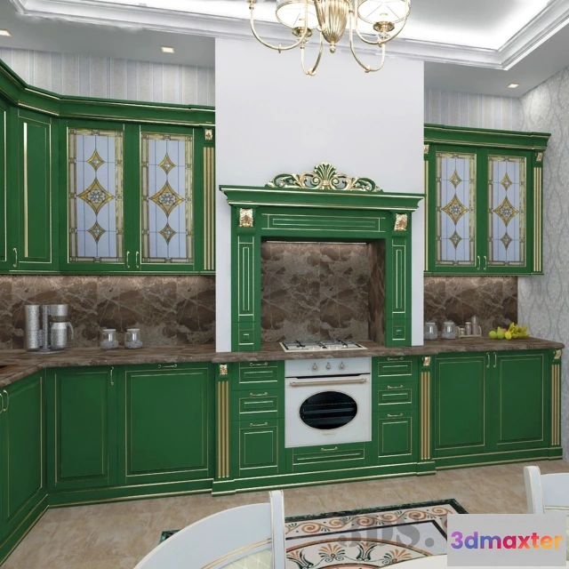 1646310 - kitchen - Kitchen classic 3D Max