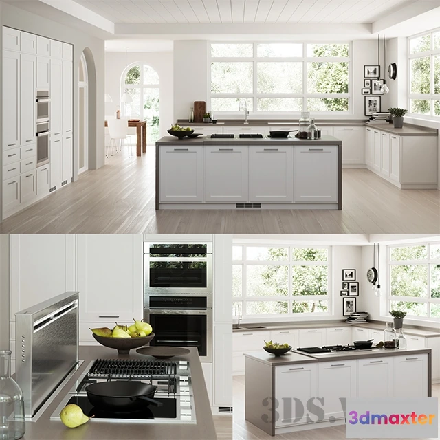 1646350 - kitchen - Scavolini kitchen 3D Max