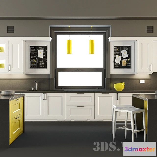 1646372 - kitchen - Furniture for kitchen 3D Max