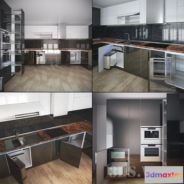 1646398 - kitchen - Kitchen furniture KK 3D Max