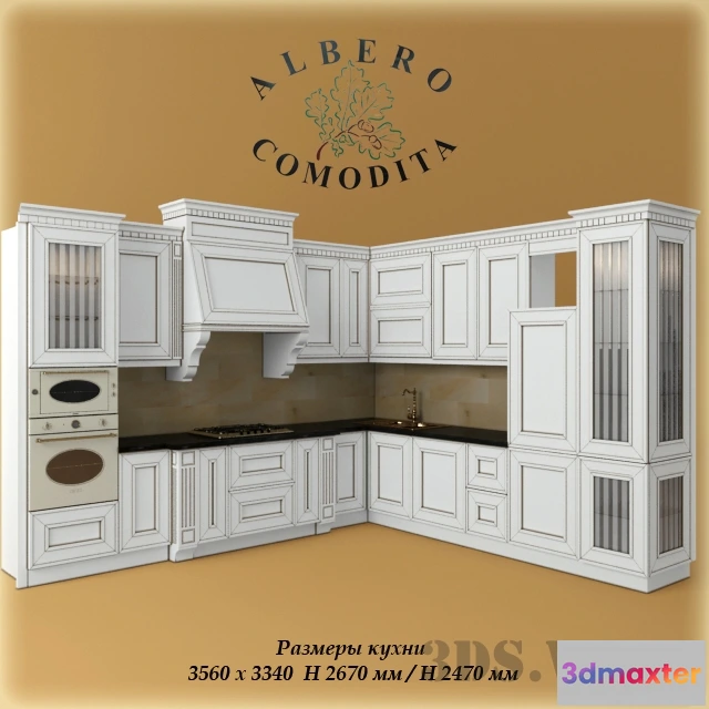 1646418 - kitchen - Albero Comodita kitchen 3D Max