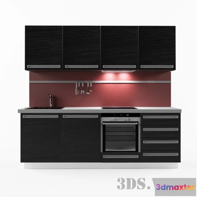 1646432 - kitchen - Small kitchen 3D Max