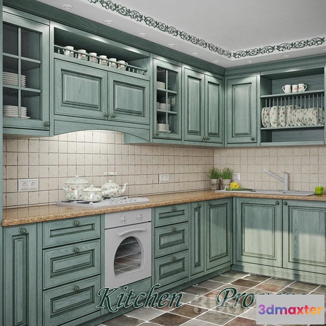 1646458 - kitchen - Provence style kitchen 3D Max