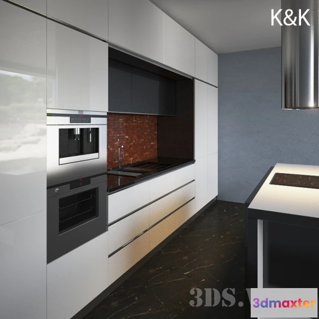 1646460 - kitchen - Kitchen furniture 3D Max