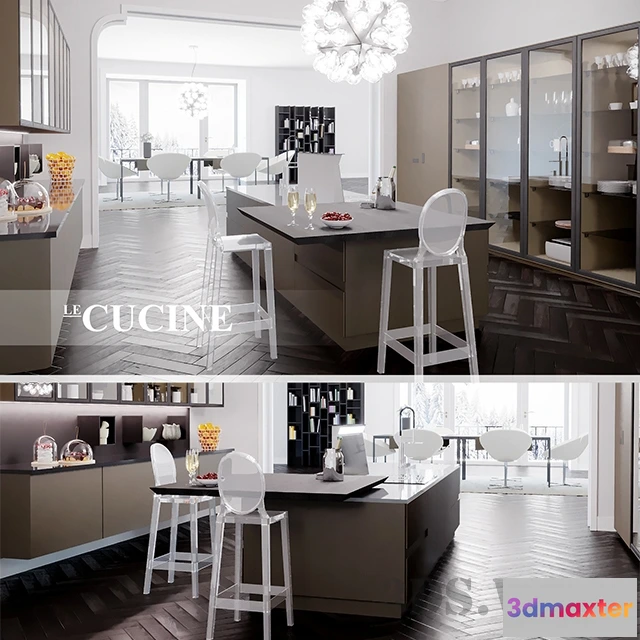 1646470 - kitchen - Kitchen Antis Fusion by Euromobil 3D Max