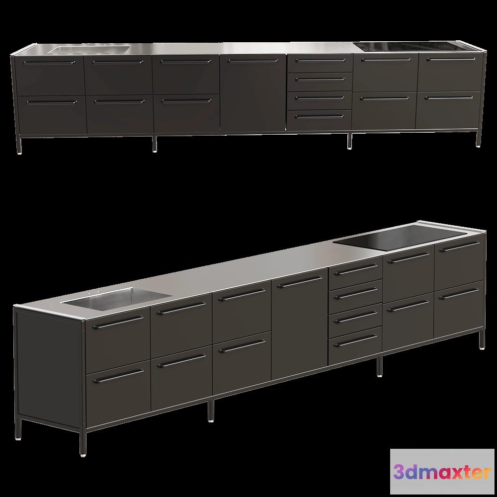 1646482 - Vipp - Kitchen Vipp V1 wall module 3D Max