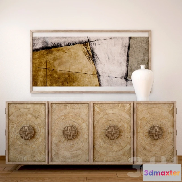 1082926 - Hooker Furniture Living Room Melange Piper Credenza - 216483