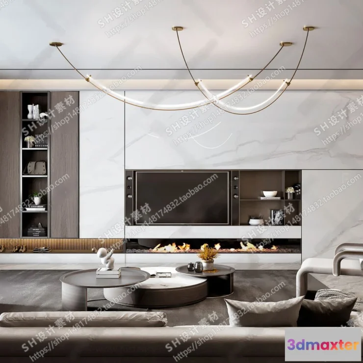 1117312 - LIVING ROOM 3D SCENES - VRAY RENDER - 025