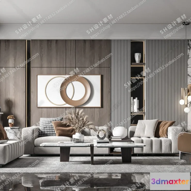 1117318 - LIVING ROOM 3D SCENES - VRAY RENDER - 028