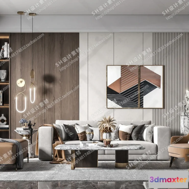 1117320 - LIVING ROOM 3D SCENES - VRAY RENDER - 029