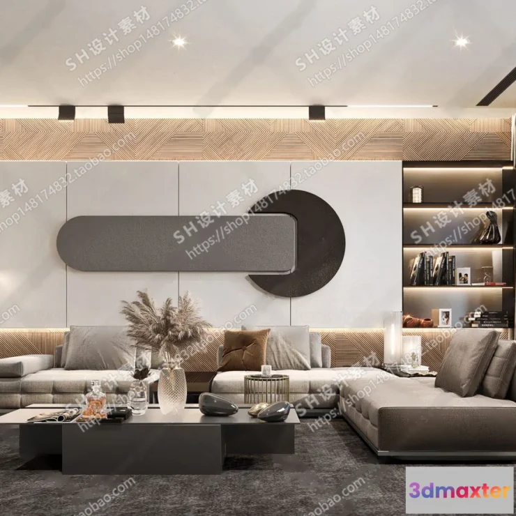 1117324 - LIVING ROOM 3D SCENES - VRAY RENDER - 031